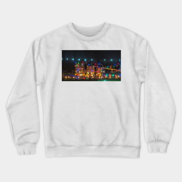 Canal Art Buckets ala fairy lights Crewneck Sweatshirt by bywhacky